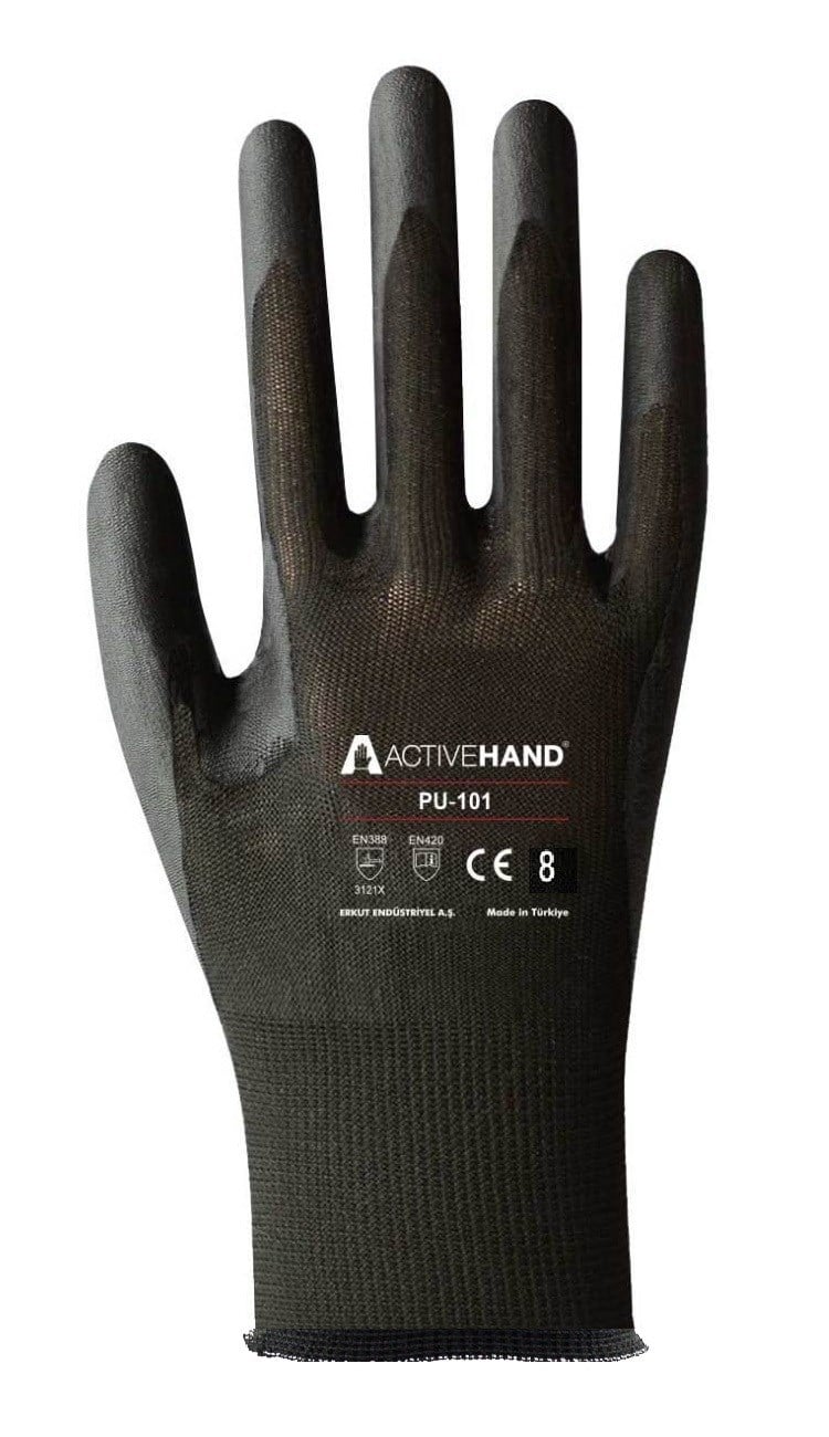 PU 101   Activehand PU Kaplı Eldiven 8
