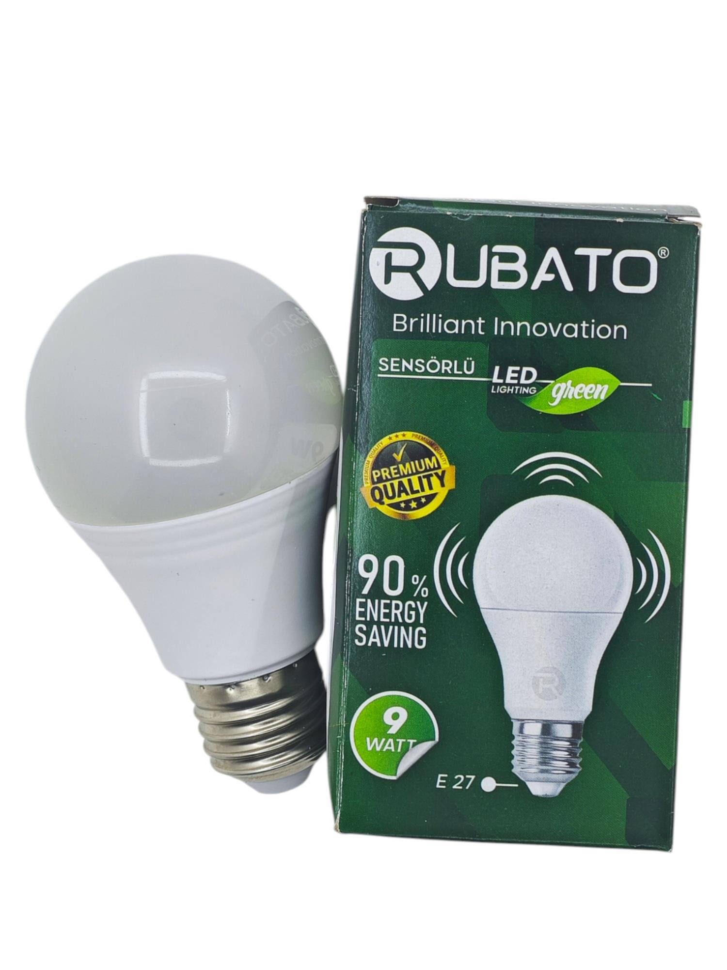 RBT-10109   Rubato E27-9W Sensörlü Led Ampul