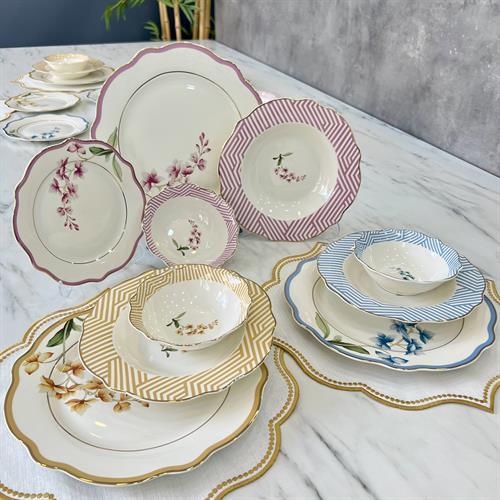Royking Colorful Garden 24 Parça 6 Kişilik Yemek Takımı SMC020