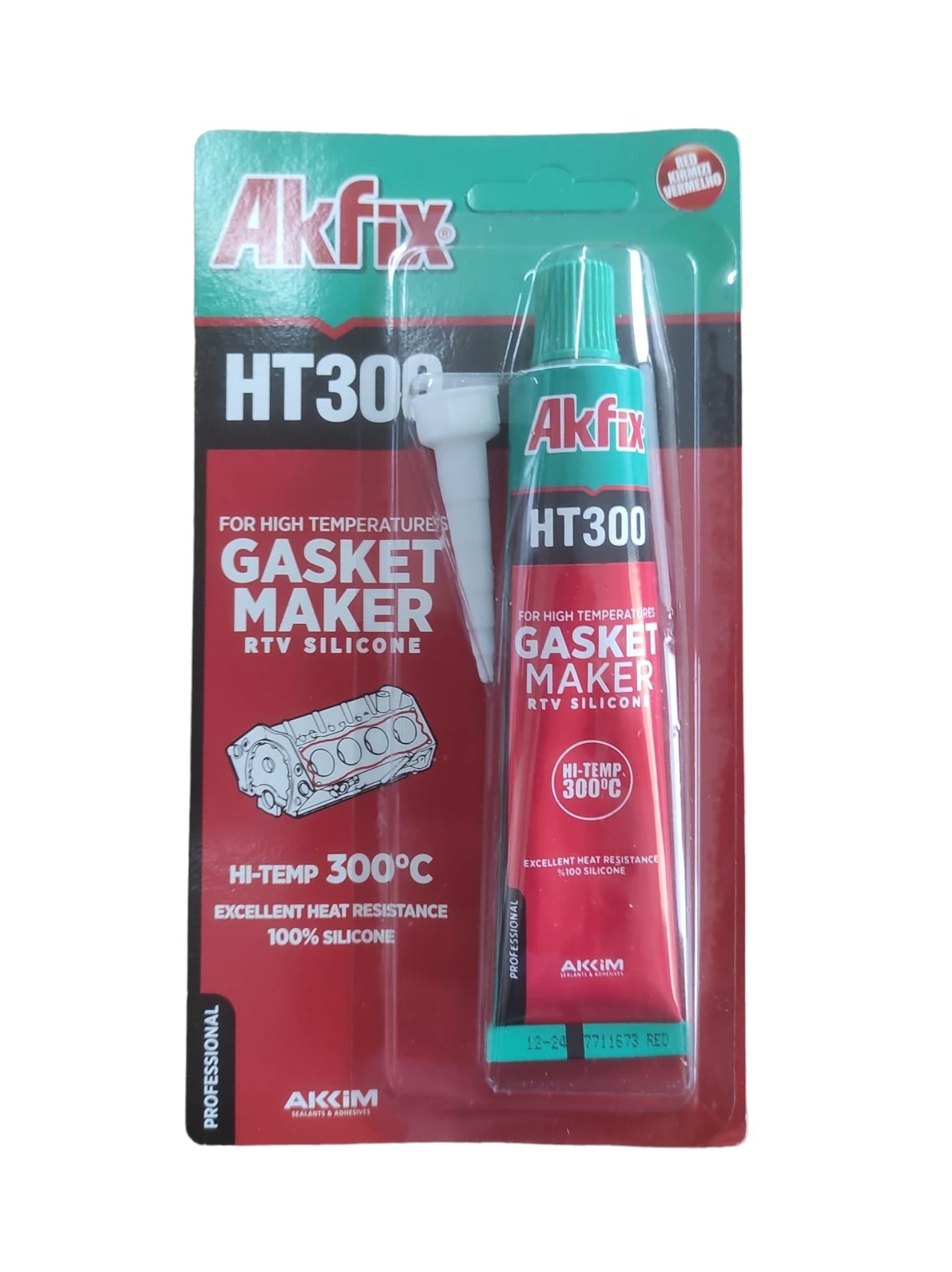 Akfix Ht300 Sıvı Conta 50ml - Kırmızı