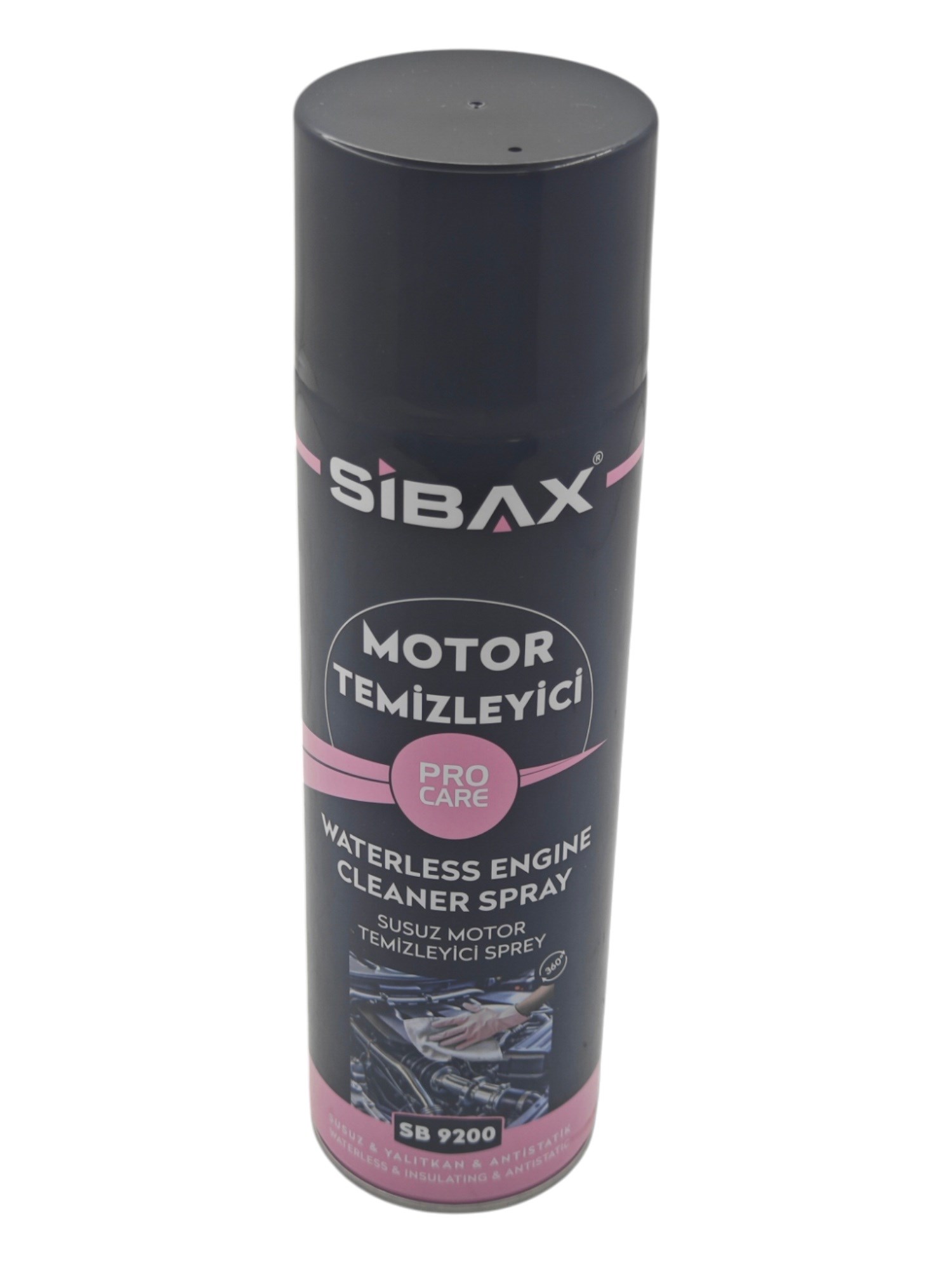 SB 9200   Sibax Susuz Motor Temizleyici Sprey 500ml
