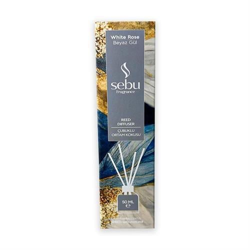 Sebu Oda Kokusu Çubuklu Beyaz Gül 50 Ml