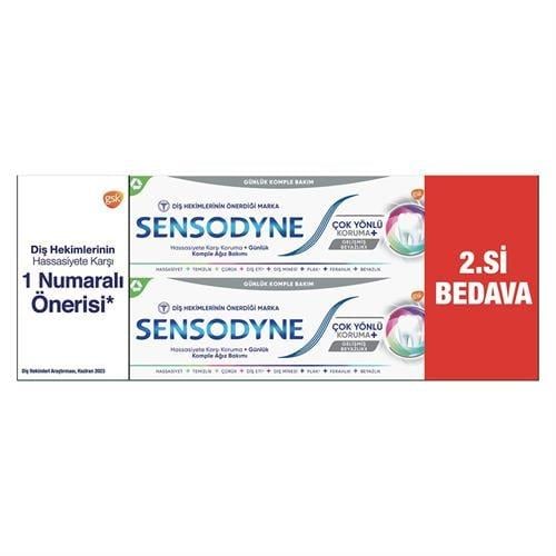 Sensodyne Diş Macunu Çok Yönlü Koruma 2*50 Ml 2.si Bedava
