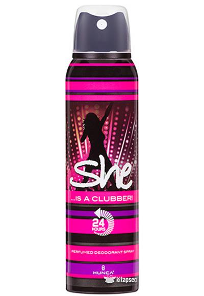 She 150 ml. Is A Clubber Deodorant 24h - Esnek E-Ticaret Platformu