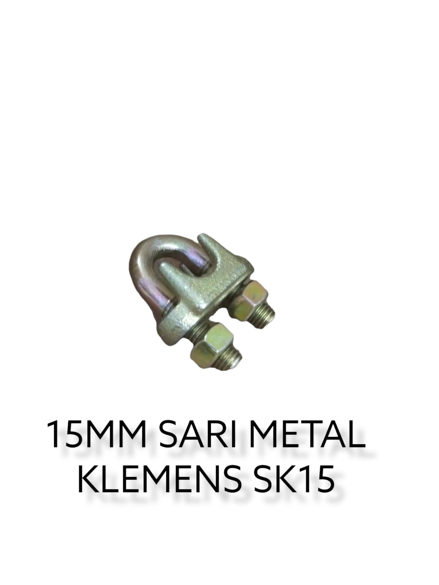 Sarı Metal Klemens 15Mm