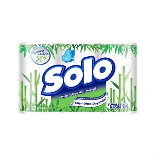 Solo Bambu Katkılı Tuvalet Kağıdı 12 Rulo