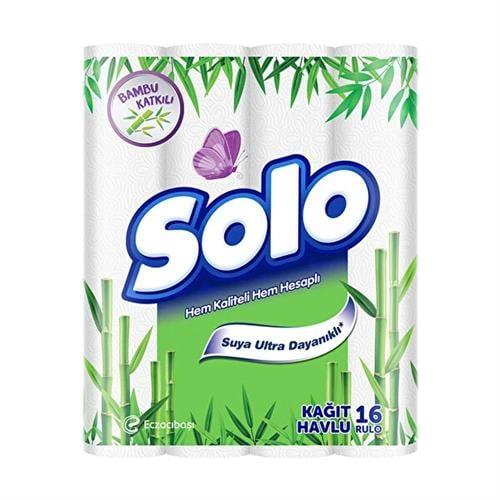 Solo Havlu Bambu Katkılı 16 lı