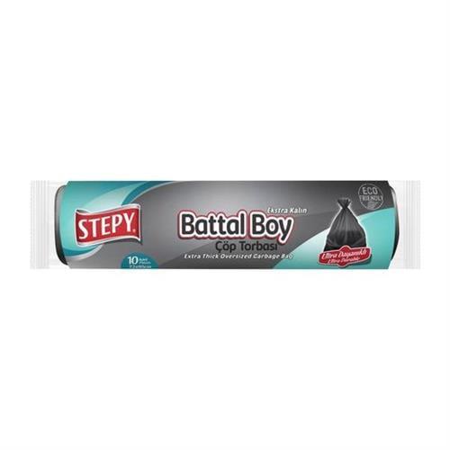 Stepy Çöp Torbası Premium Battal Boy 10 lu