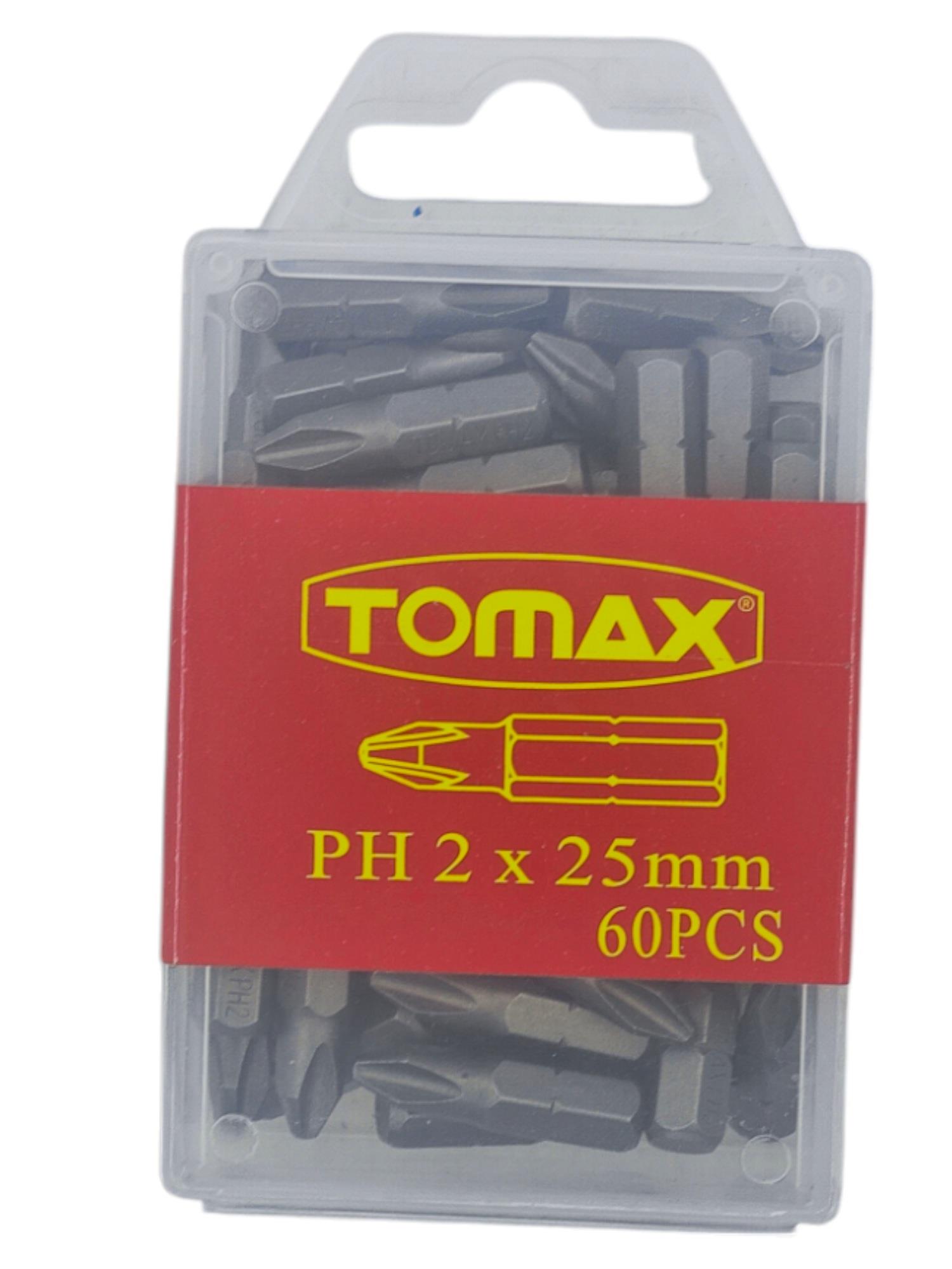 T-0217   Tomax Yıldız Bits Uç PH 2 25mm - Köşeli