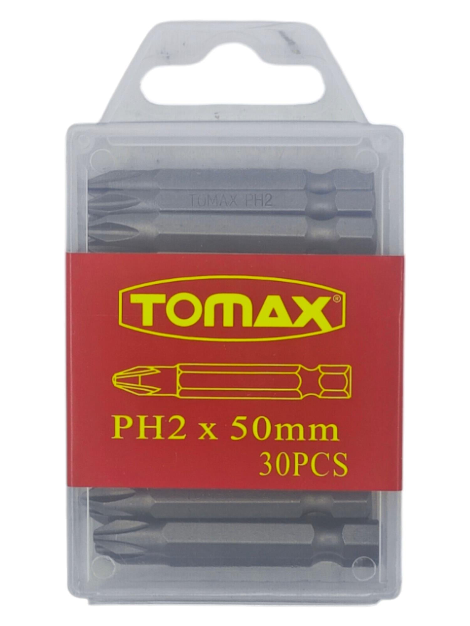 T-0218   Tomax Yıldız Bits Uç PH 2 50mm - Köşeli
