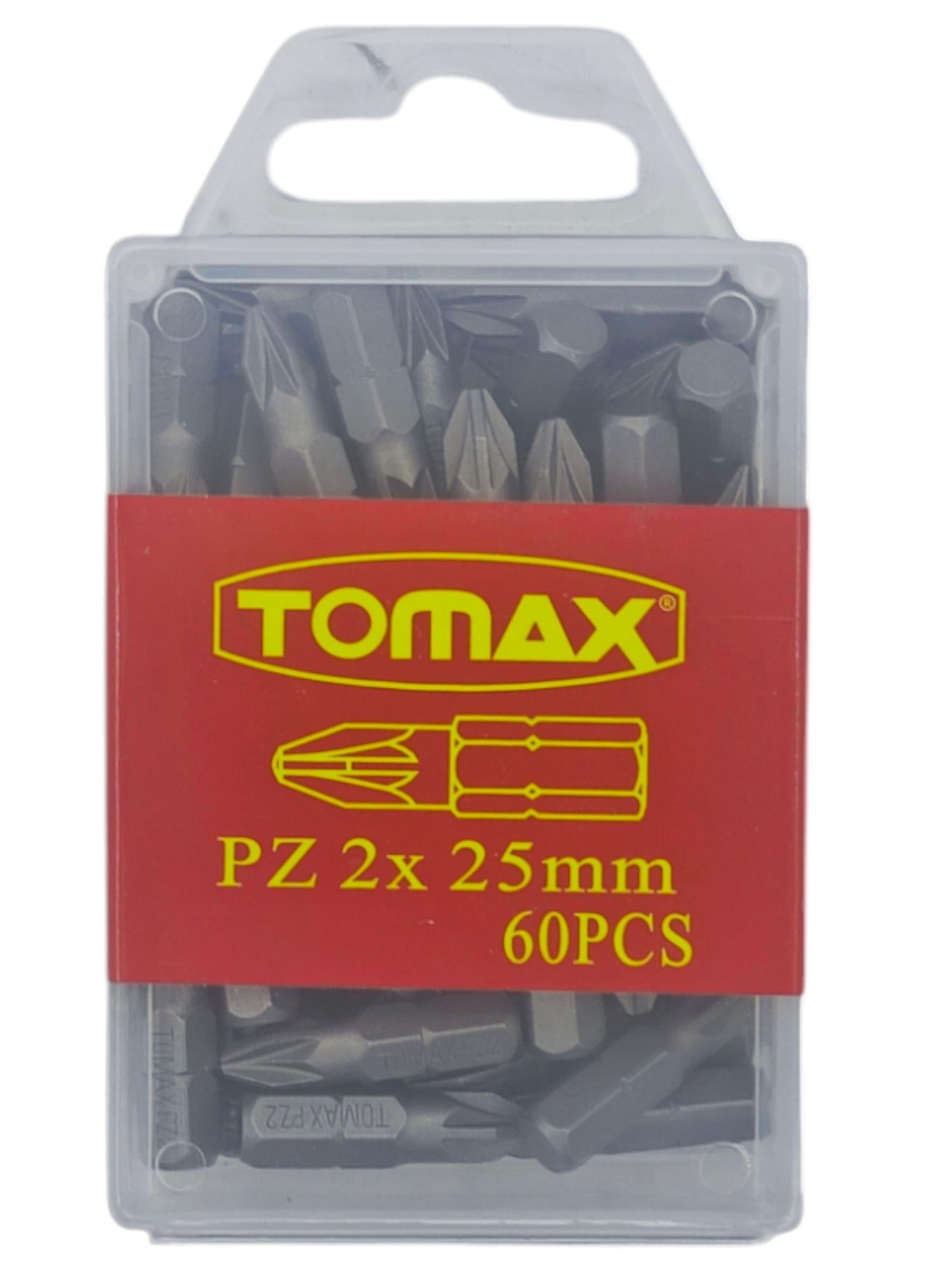 T-0228   Tomax Yıldız Bits Uç PZ 2 25mm - Köşeli
