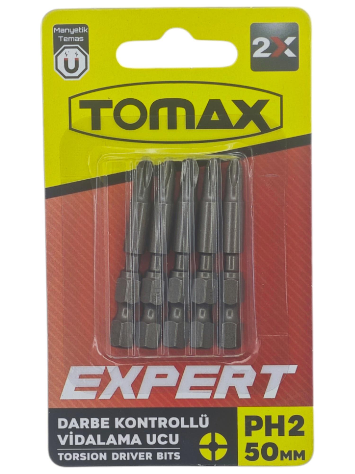 T-0361   Tomax Yıldız Bits Uç PH 2X 50mm - Yuvarlak