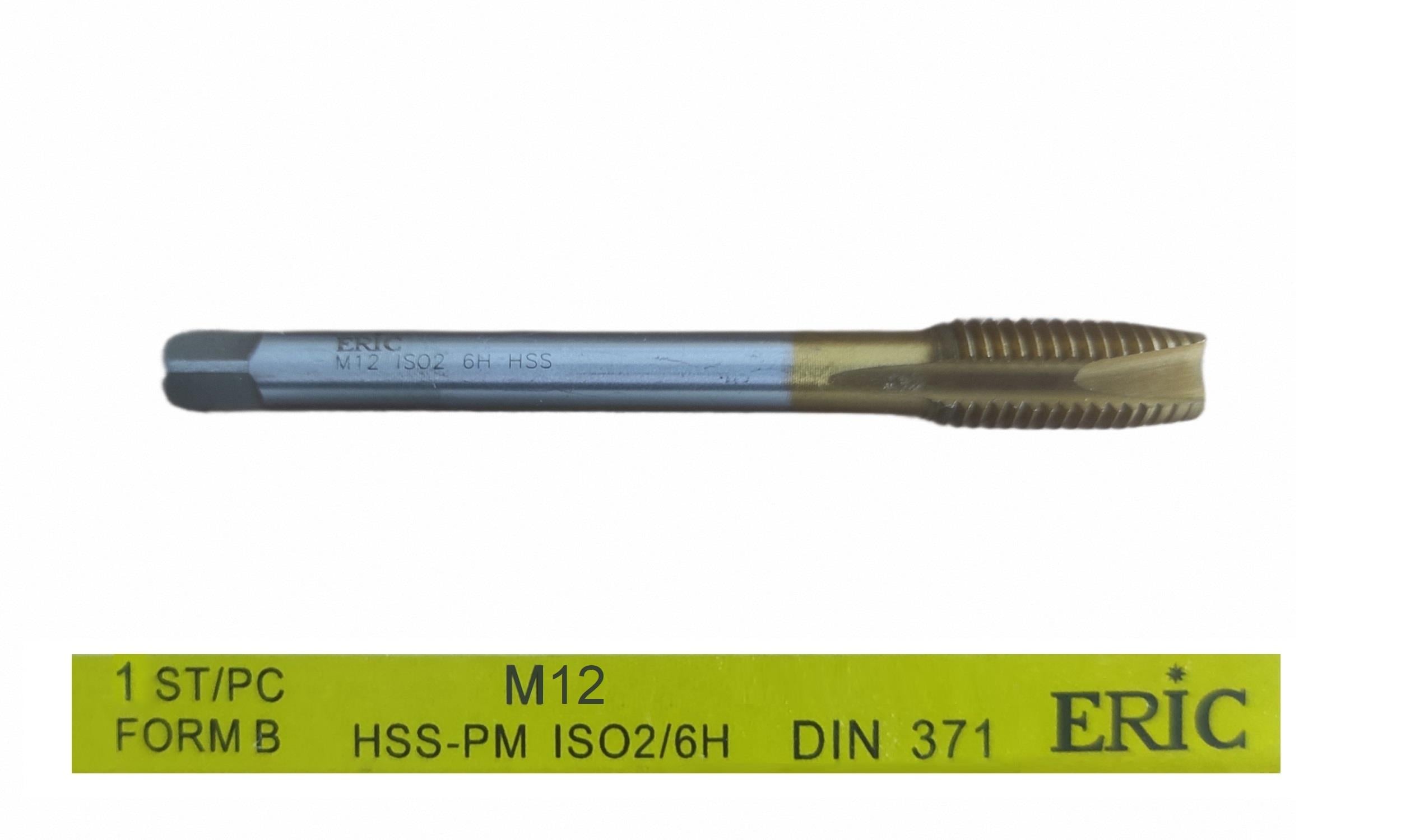 Eric Dın 376 Hss Makine Kılavuzu M12 - Düz