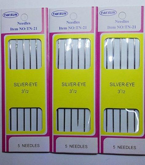 Taksun Sılver-Eye İğne 5Li 3,5
