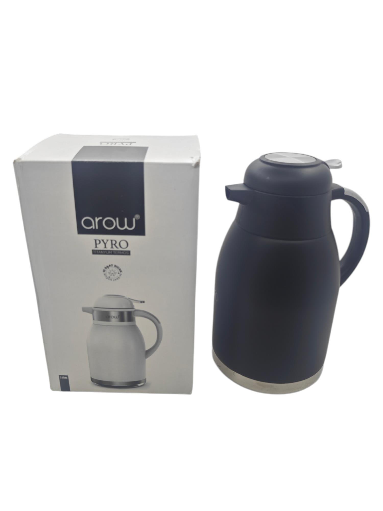 TR4526   Arow Pyro Titanyum termos 2lt - Beyaz