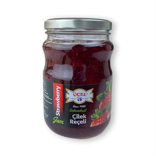 Üçel Çilek Reçeli Cam 1500 Gr