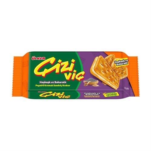 Ülker Çizi Kraker Bisküvi Haşhaşlı ve Baharatlı 70 Gr
