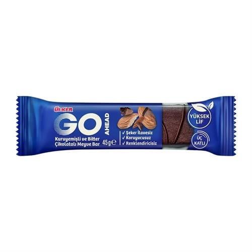 Ülker Go Ahead Kuruyemişli ve Bitter Çikolatalı Meyve Bar 45 Gr
