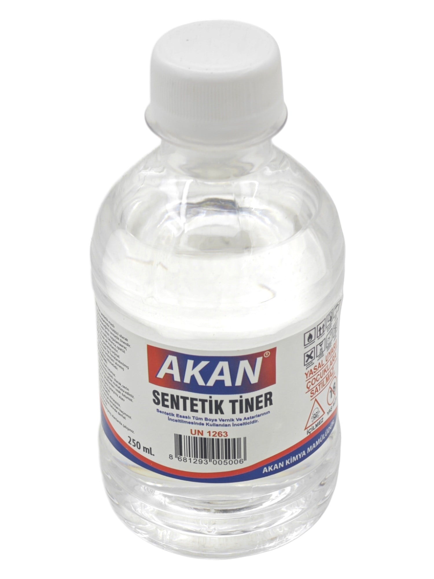 UN 1263   Akan Eko Sentetik Tiner 1/2 250ml