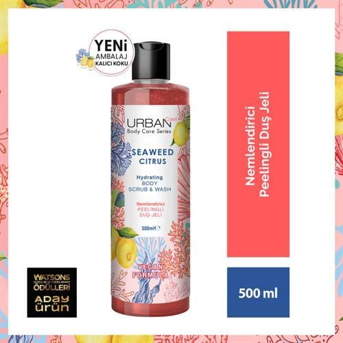 Urban Care Duş Jeli Seaweed Citrus Nemlendirici Peelingli 500 ml