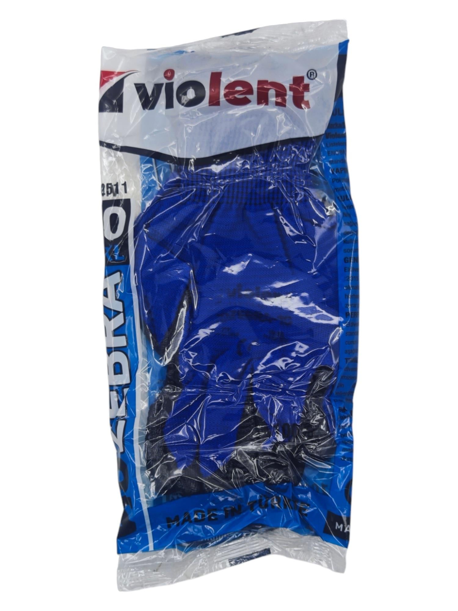 VIO2511   Violent Mavi/Siyah VioZebra Eldiven 10