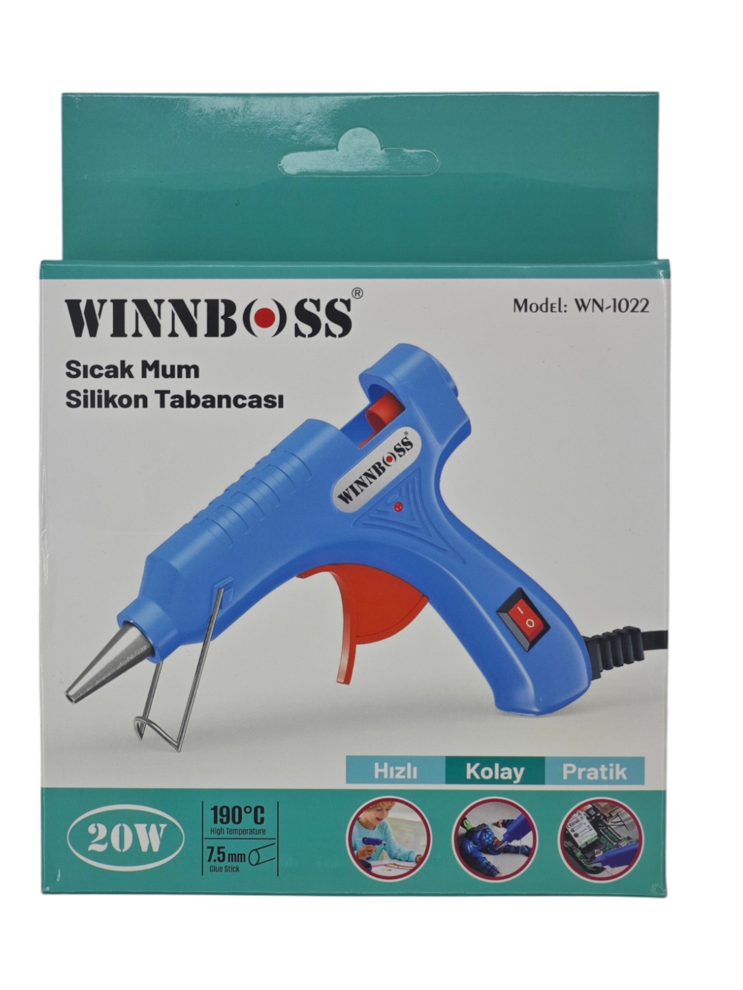 WN-1022   Winboss Sıcak Mum Silikon Tabancası 20W