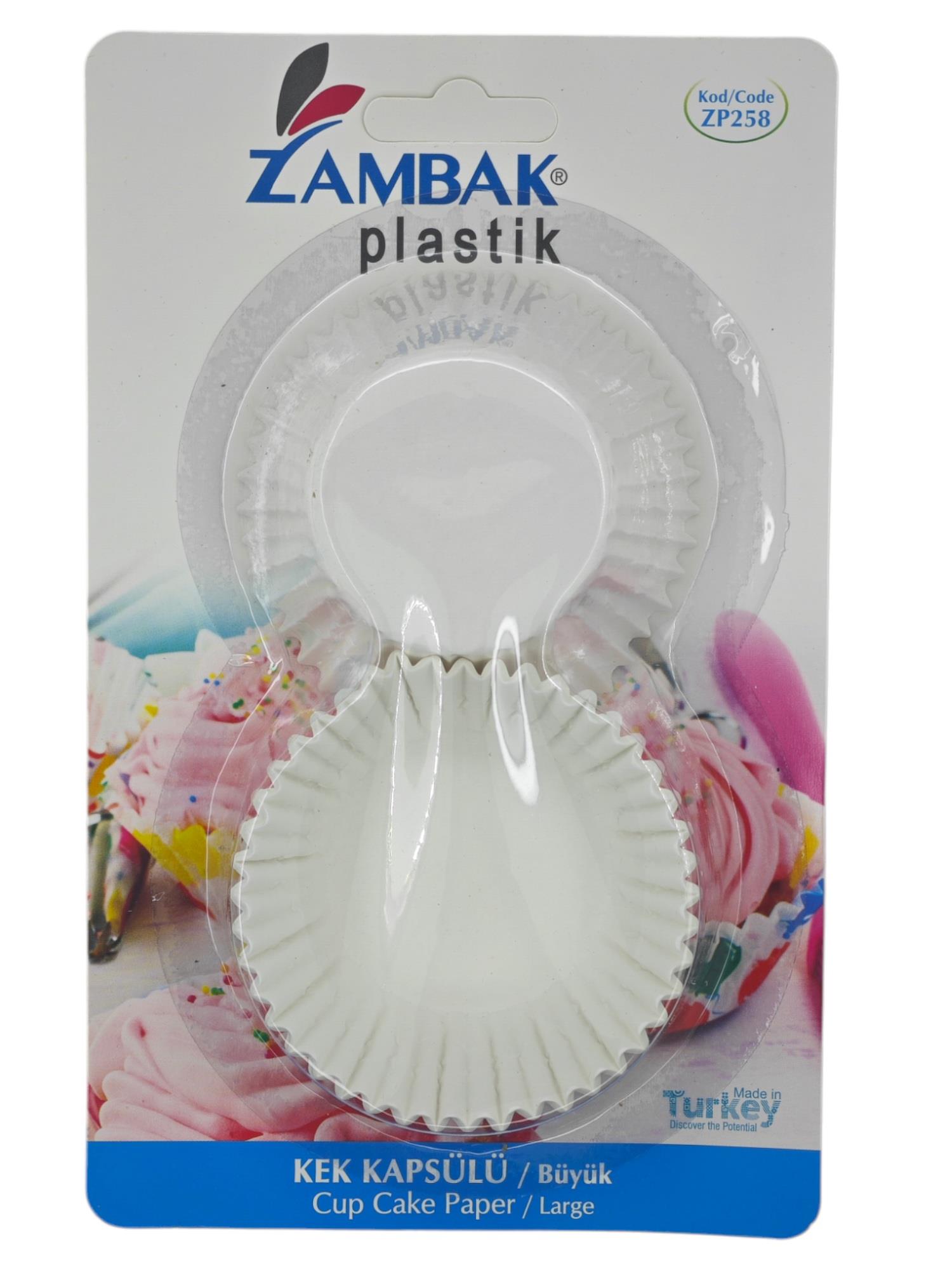 ZP258   Zambak Plastik Kek Kapsülü - Büyük