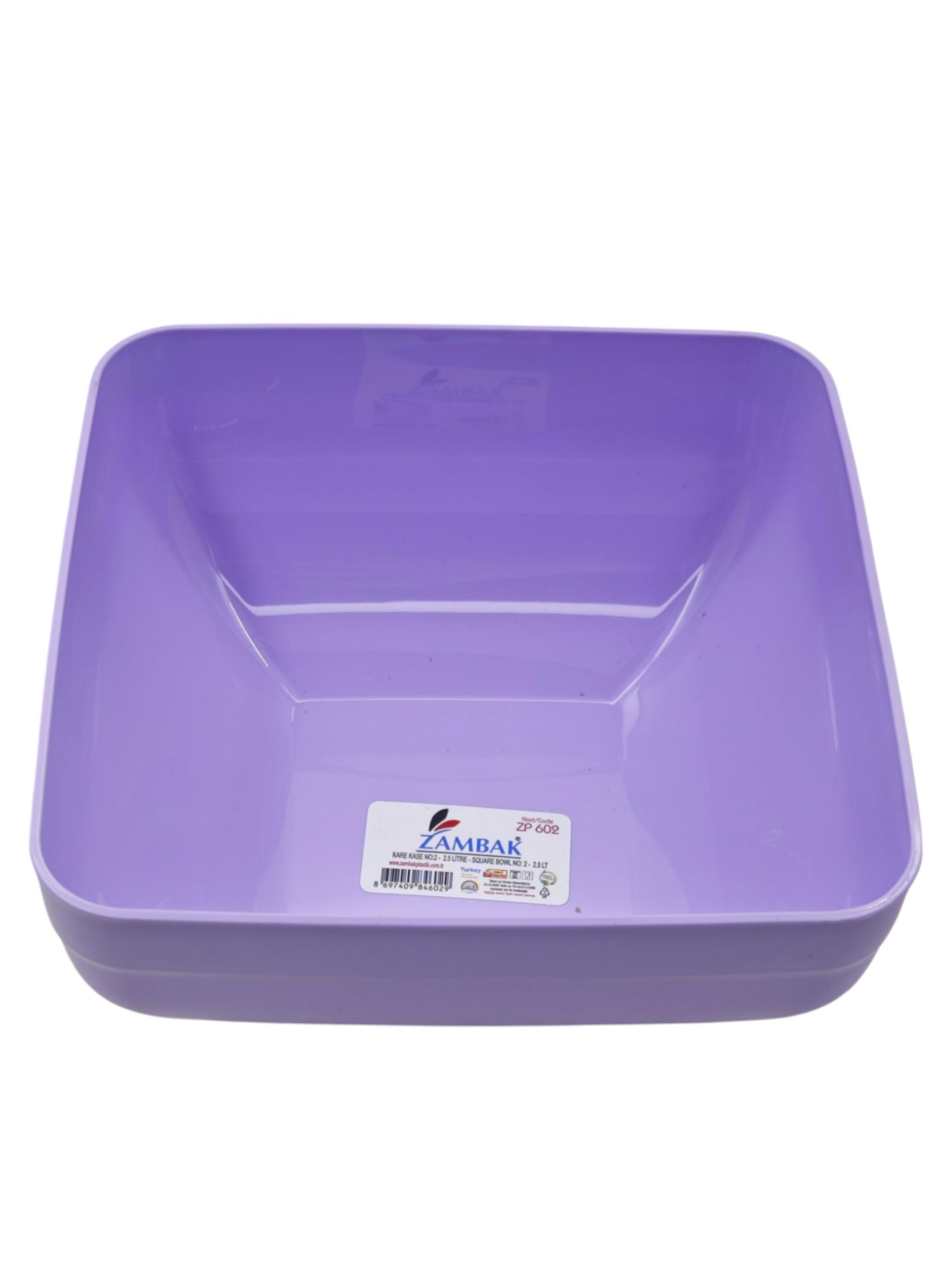 ZP602   Zambak Plastik Kare Kase 2.5lt