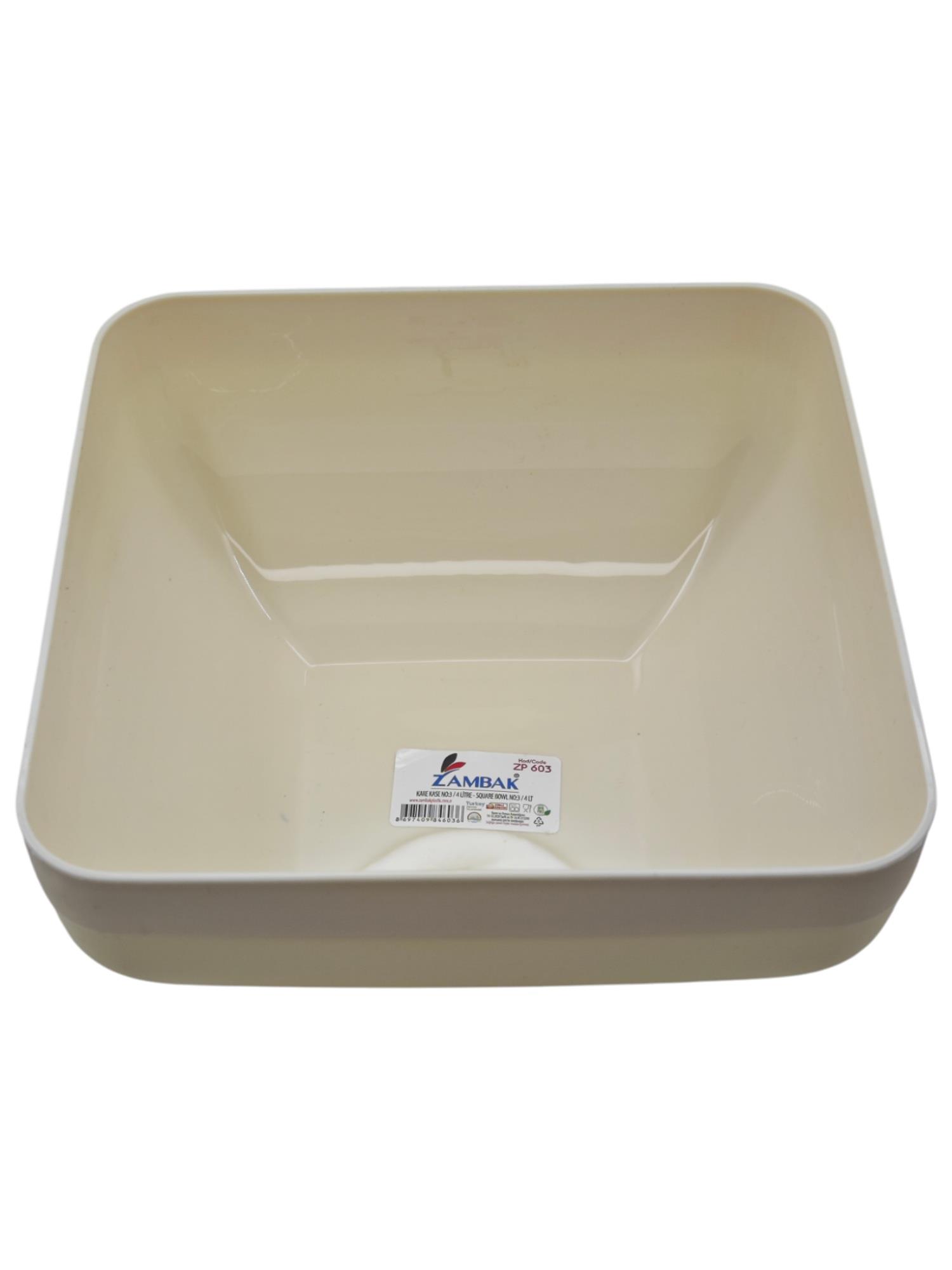 ZP603   Zambak Plastik Kare Kase 4lt