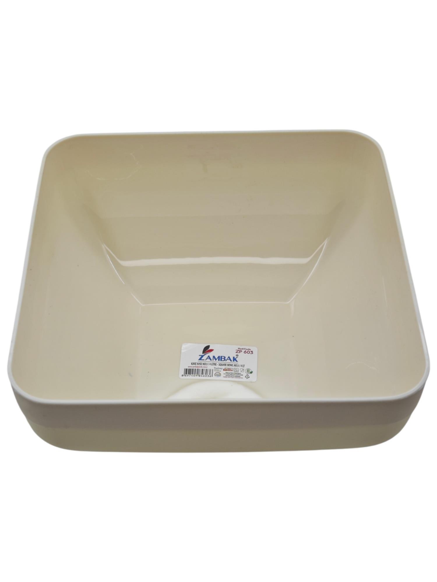 ZP604   Zambak Plastik Kare Kase 6lt