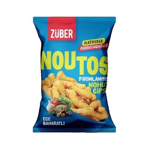 ZÜBER Noutos Ege Baharatlı Fırınlanmış Nohut Cipsi 55g