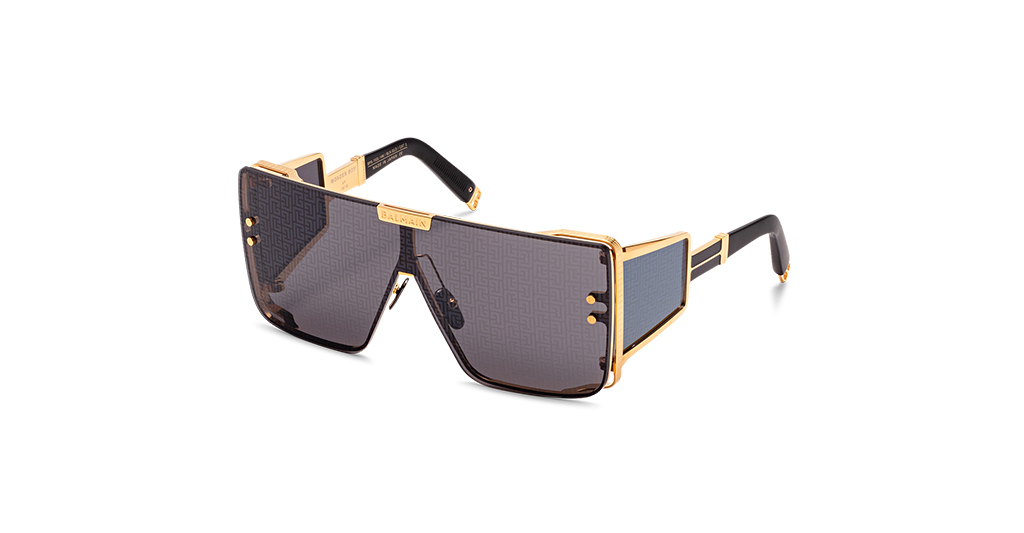 Balmain WONDER BOY 102L MONOGRAM BLK-GLD 146-145 Unisex Güneş Gözlükleri