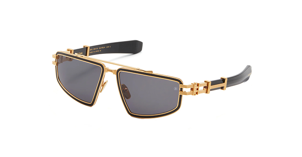 Balmain TITAN 139A GLD-BLK 59 G Unisex Güneş Gözlükleri