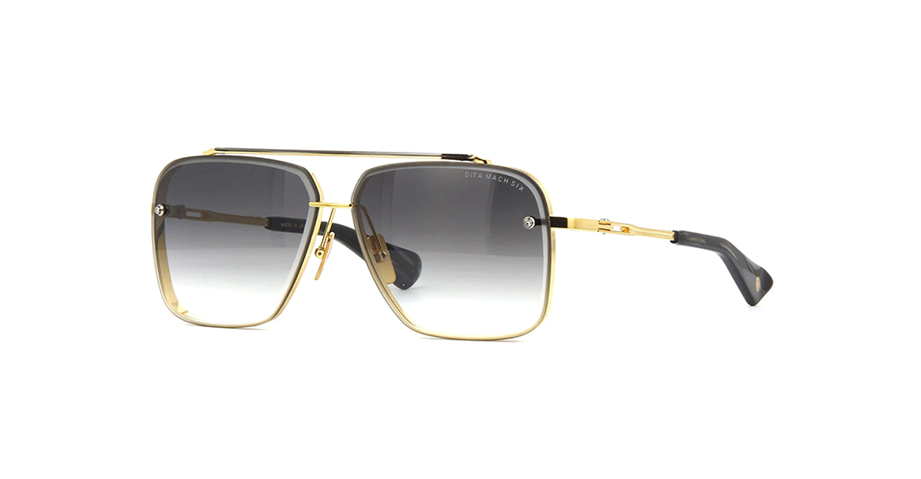 Dita MACH SIX DTS121-62-01 GLD-BLK * Unisex Güneş Gözlükleri