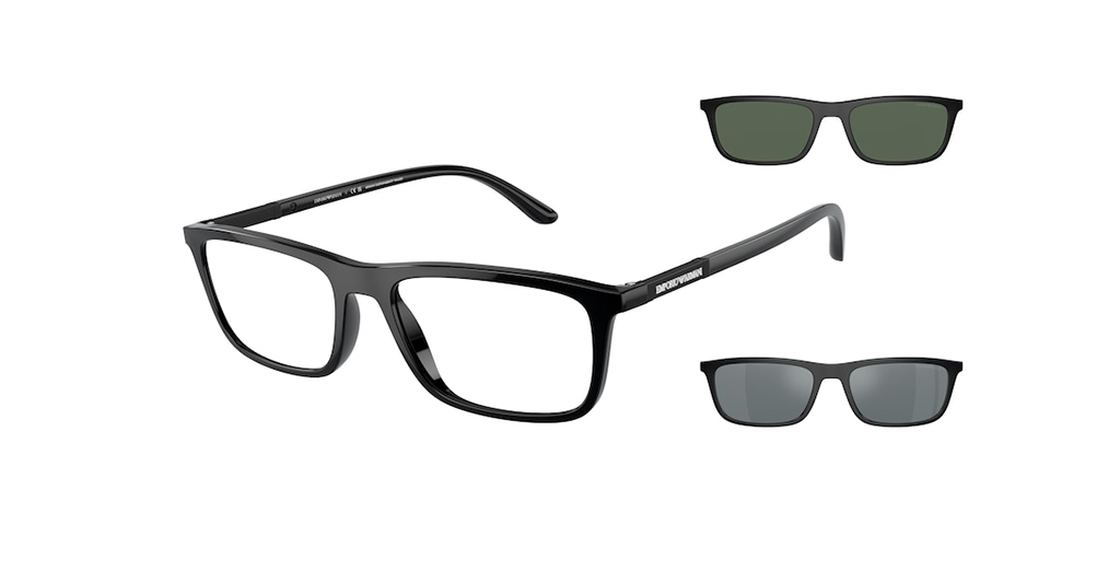 Emporio Armani 4160 50011W 55 Klipsli Gözlük Çerçevesi