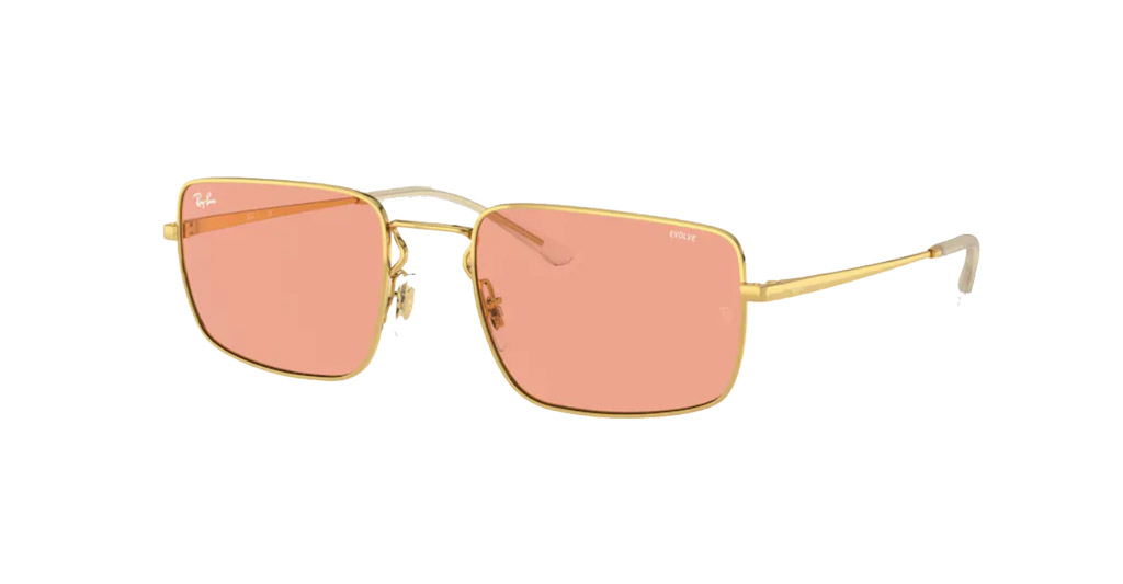 Rayban 3669 001/Q6 55 Unisex Güneş Gözlükleri