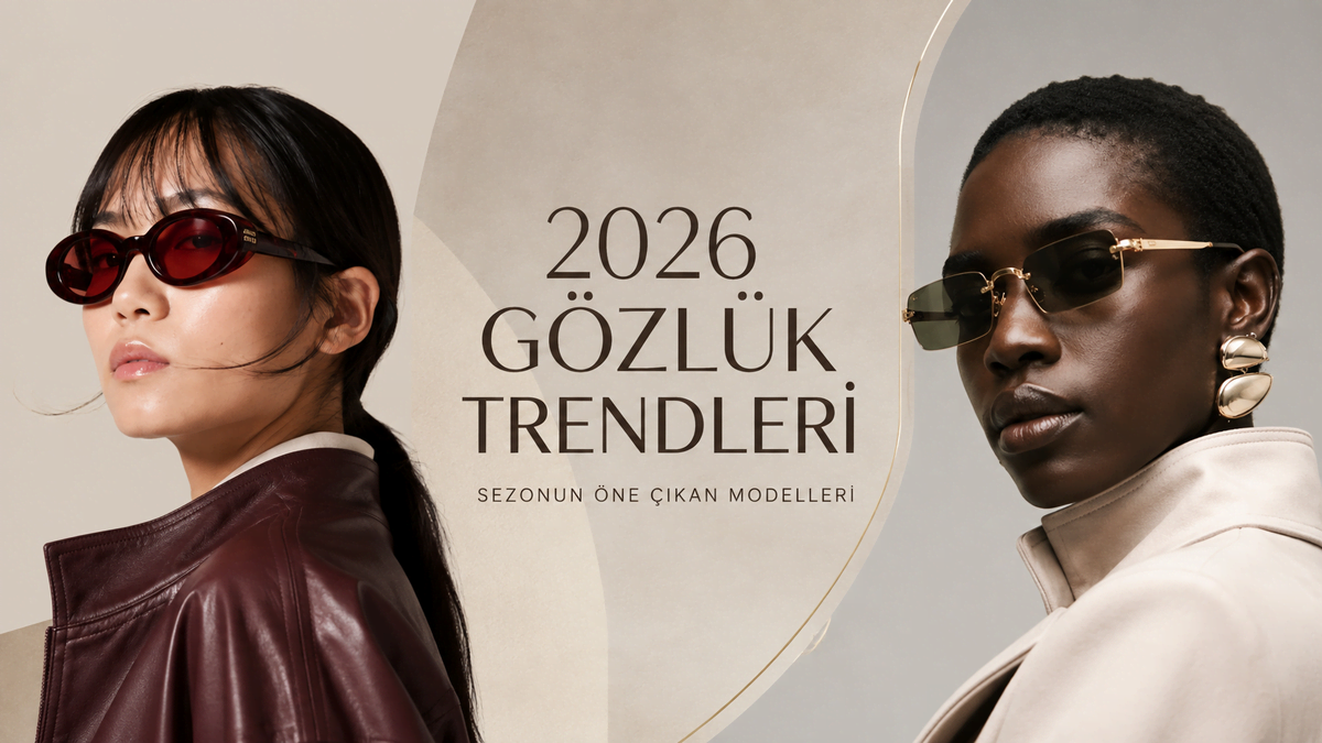 2026 Gözlük Trendleri: Sezonun Öne Çıkan Modelleri ve Doğru Gözlük Seçimi