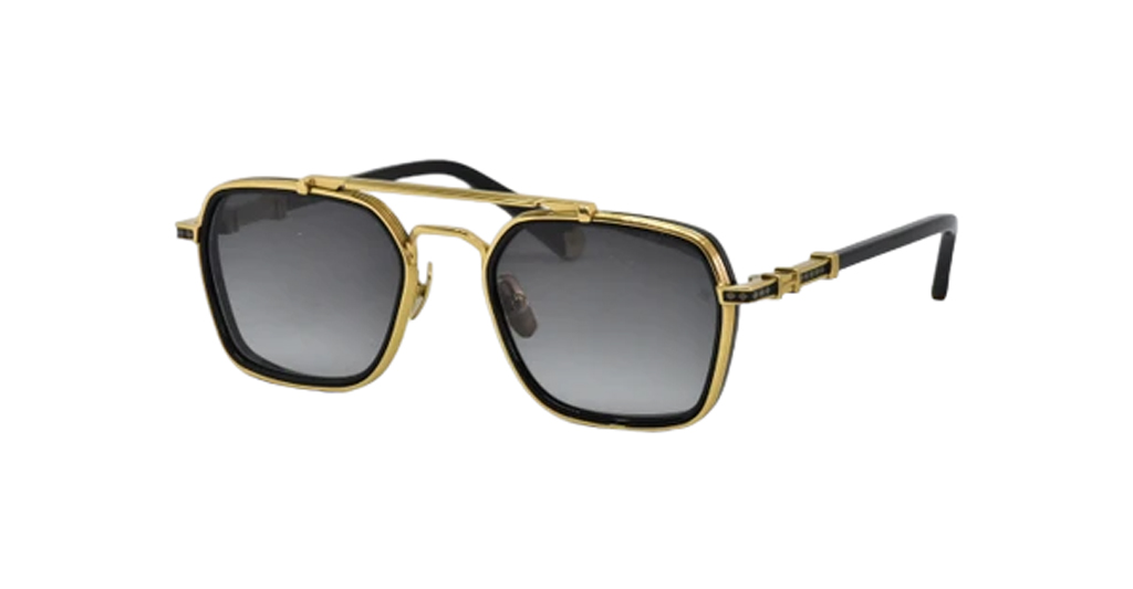 Forty Million BARON-TWO GLD/BLK/910 52-23 G Unisex Güneş Gözlükleri