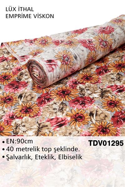 Yeni Sezon Dar En Pamuk Viskon Top Kumaş TDV01295