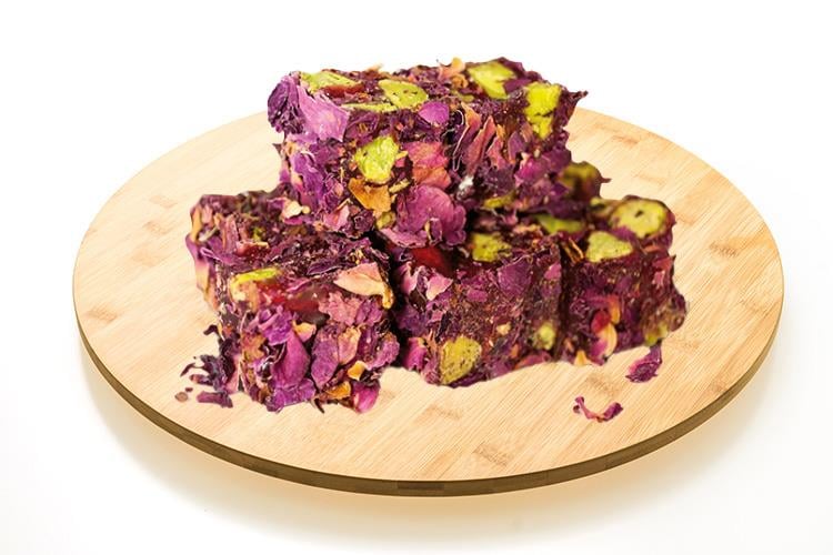Lokum Gül Yapaklı Fıstıklı 500 Gr