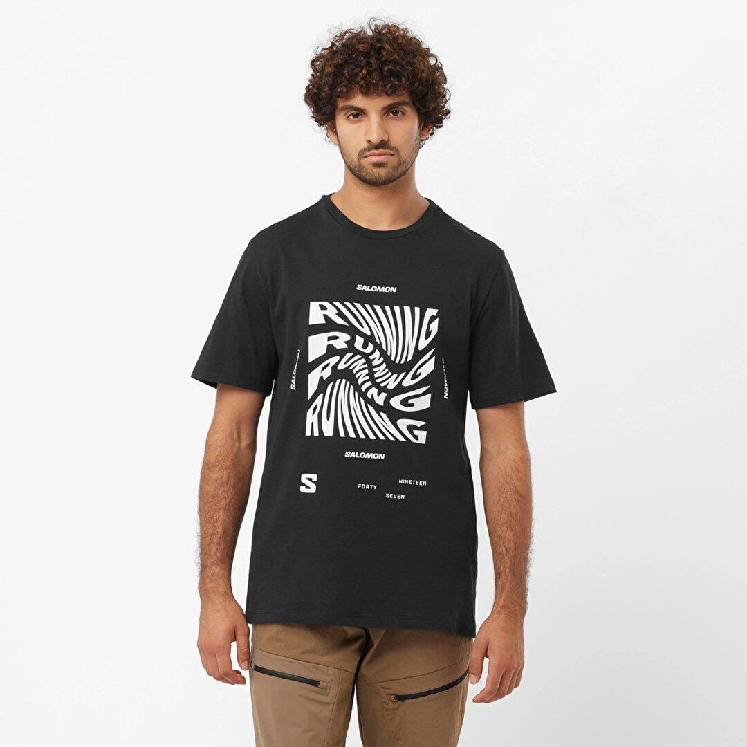SALOMON RUNNING GRAPHIC SS TEE M LC2218800SALOMON RUNNING GRAPHIC SS TEE M LC2218800