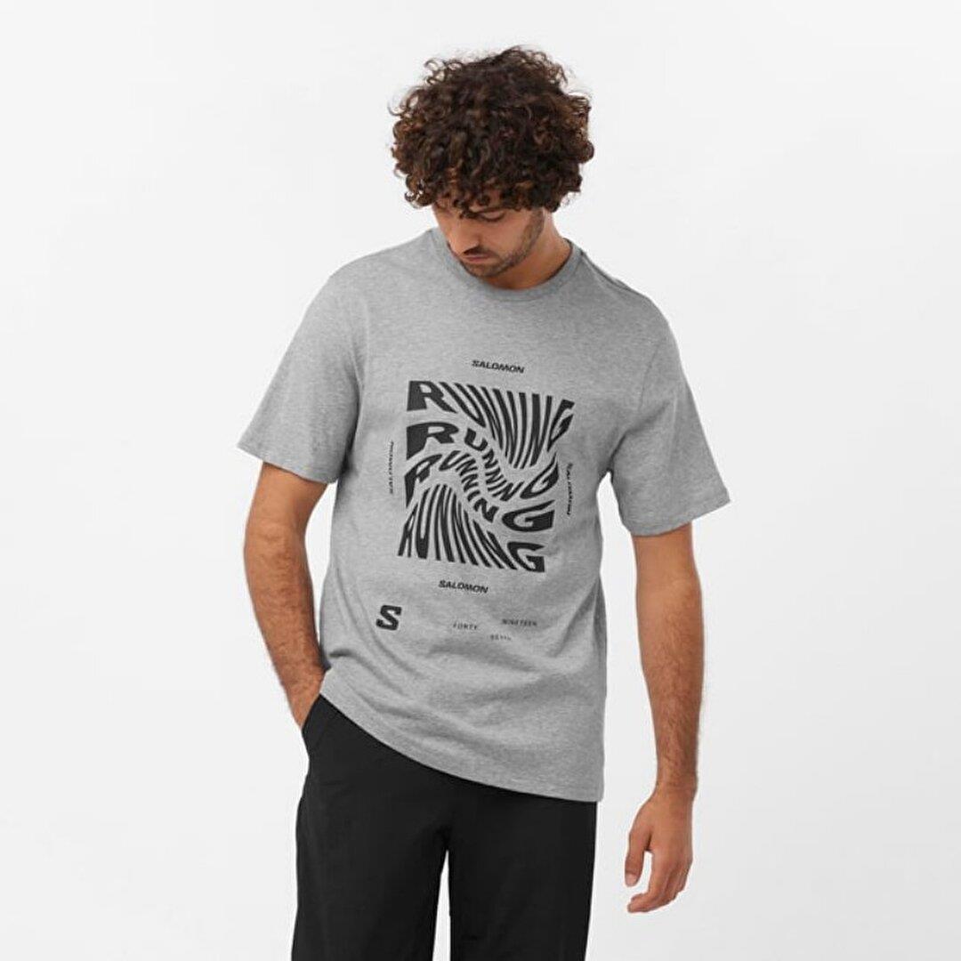 SALOMON RUNNING GRAPHIC SS TEE M LC2219000SALOMON RUNNING GRAPHIC SS TEE M LC2219000