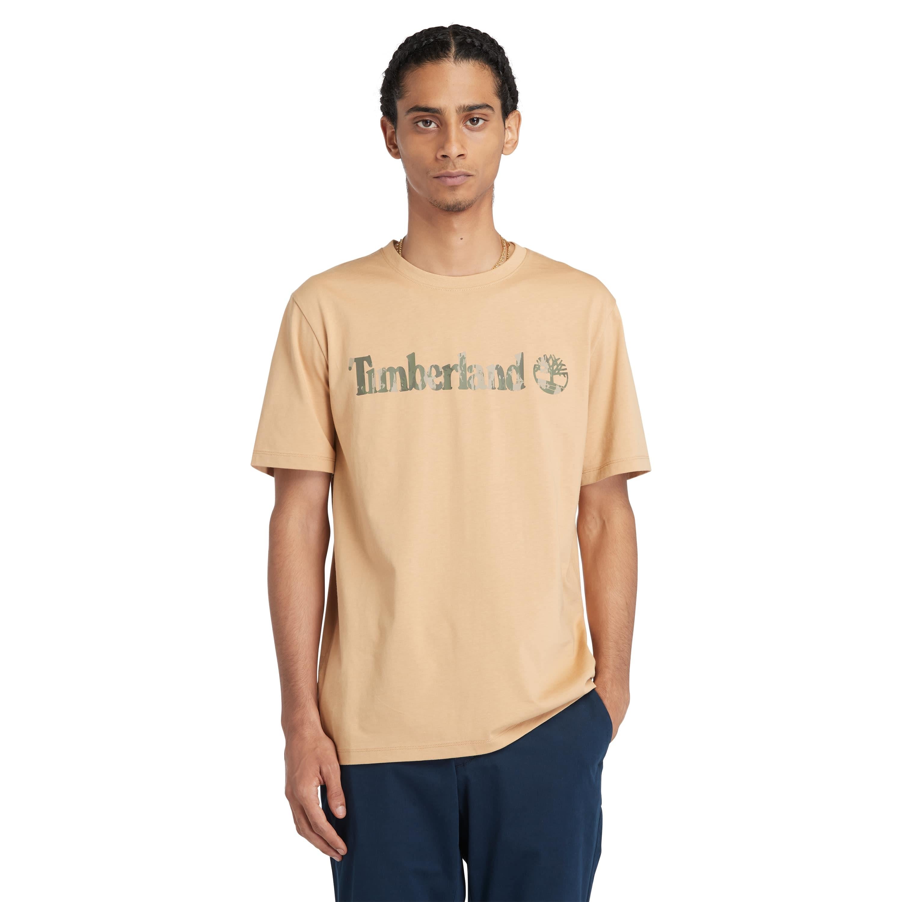 TIMBERLAND Camo Linear Logo Short Sleeve Tee TB0A5UNFEH31