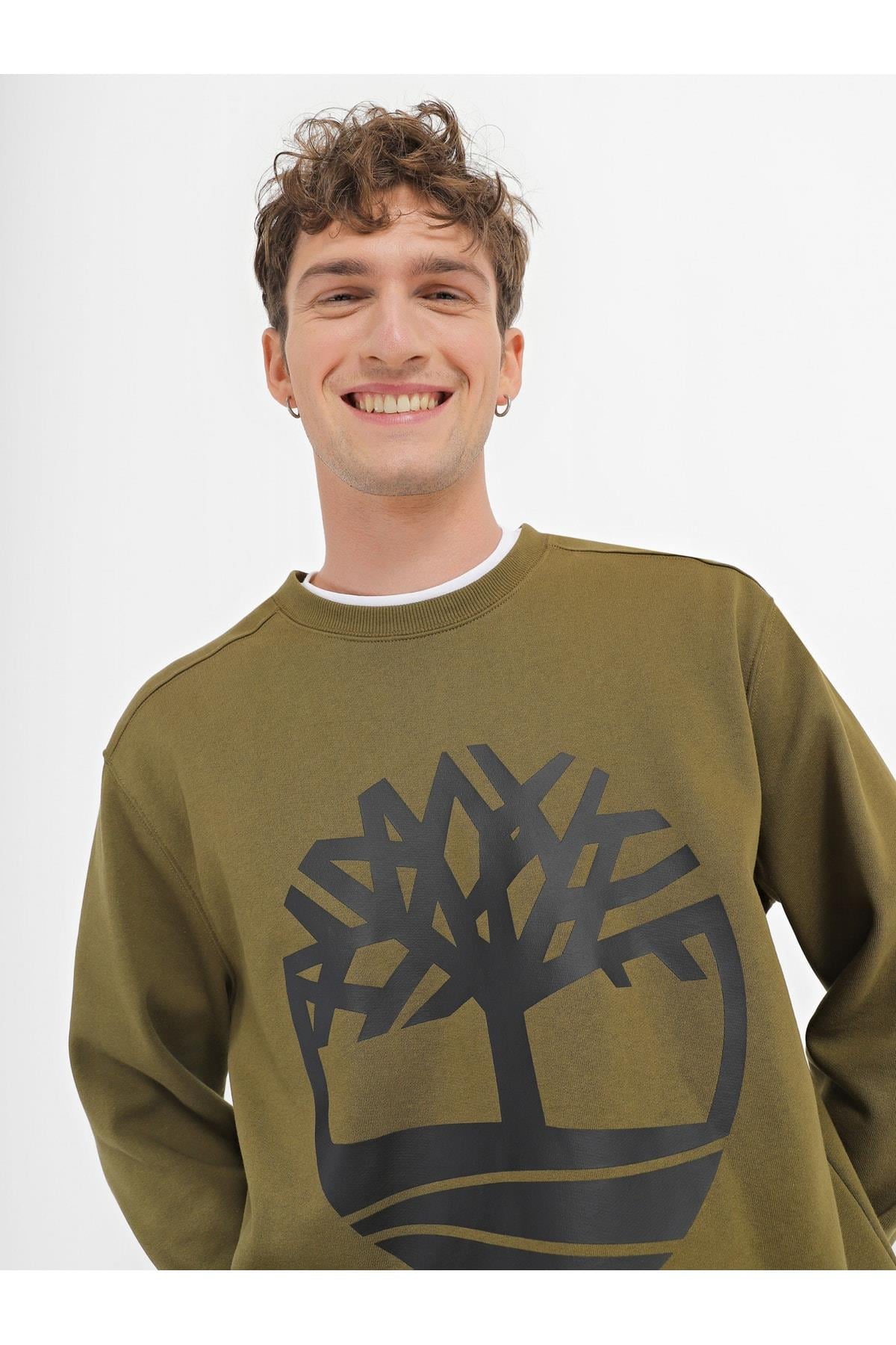 TIMBERLAND Tree Logo Crew Neck Sweatshirt TB0A2BJ8DY71