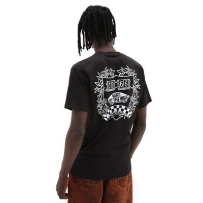 VANS ACADEMY CREST SS TEE VN00003RBLK1VANS ACADEMY CREST SS TEE VN00003RBLK1