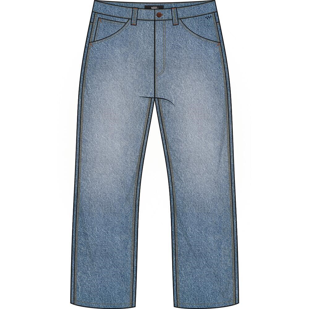 vans Skate Loose Bootcut Denim VN000PFX7W61