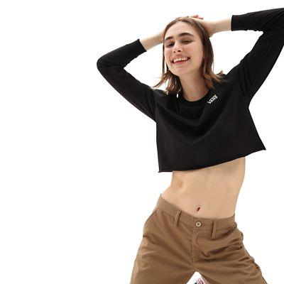 VANS WM JUNIOR V LS CROP VN0A4OUQBLK1