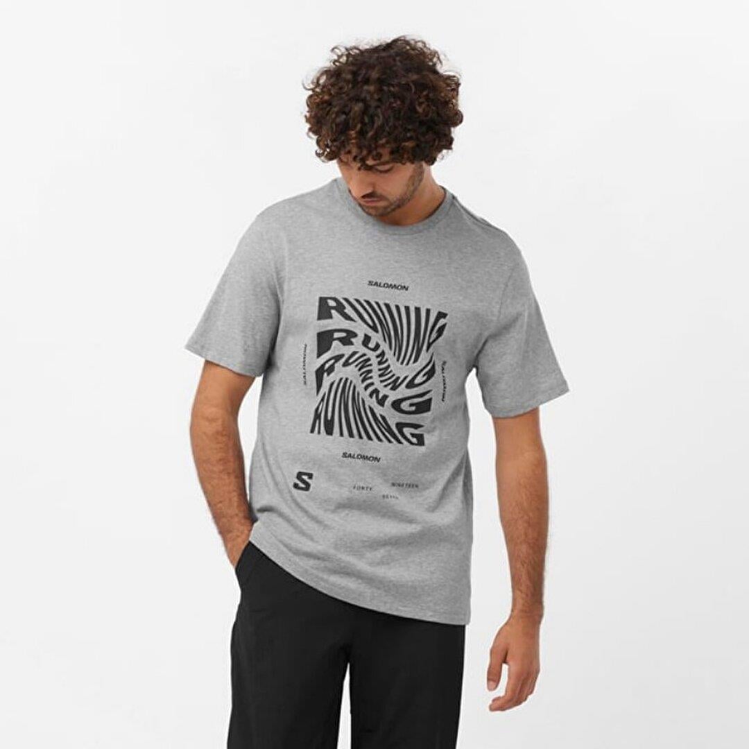 SALOMON RUNNING GRAPHIC SS TEE M LC2219000SALOMON RUNNING GRAPHIC SS TEE M LC2219000