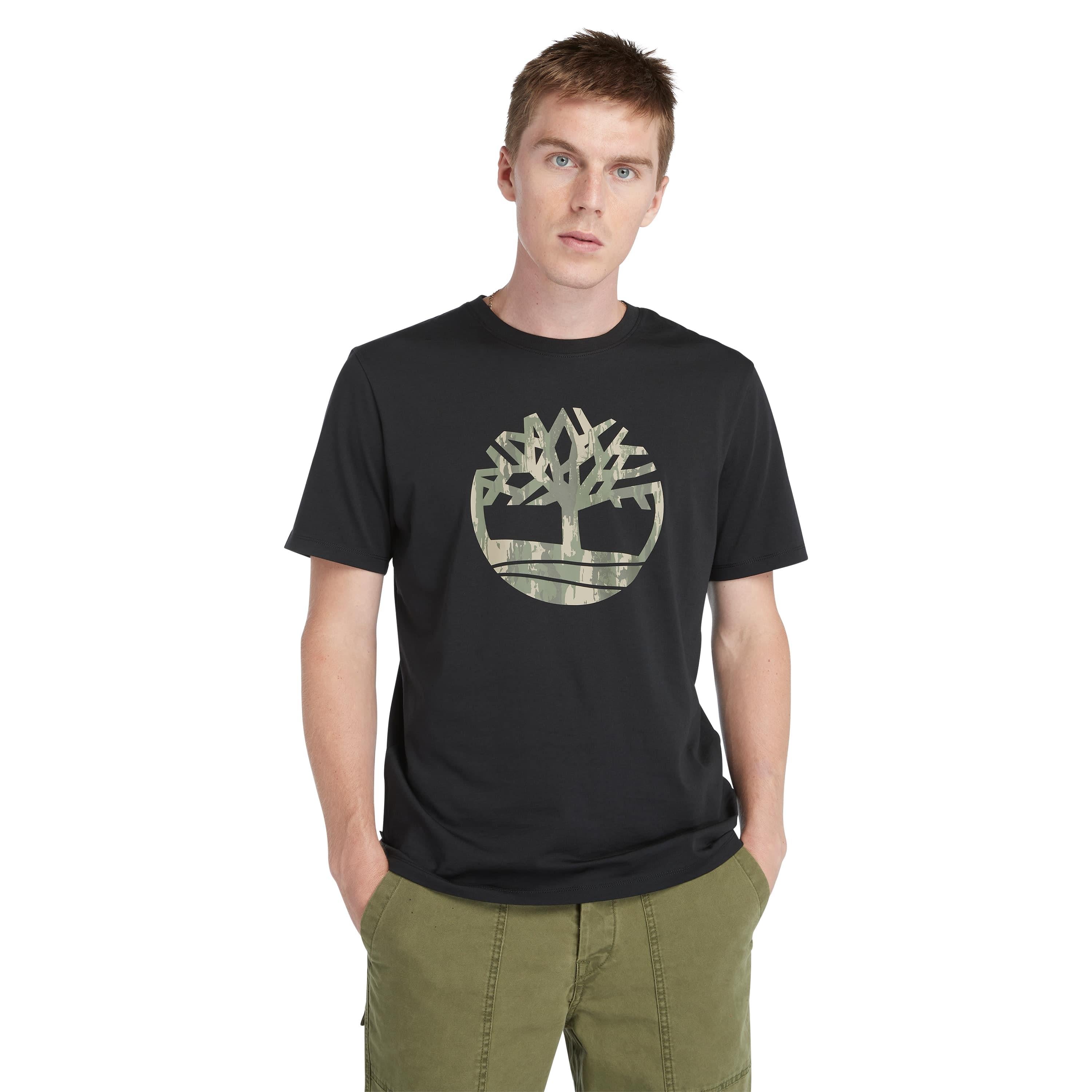 TIMBERLAND Camo Tree Logo Short Sleeve Tee TB0A5UP30011