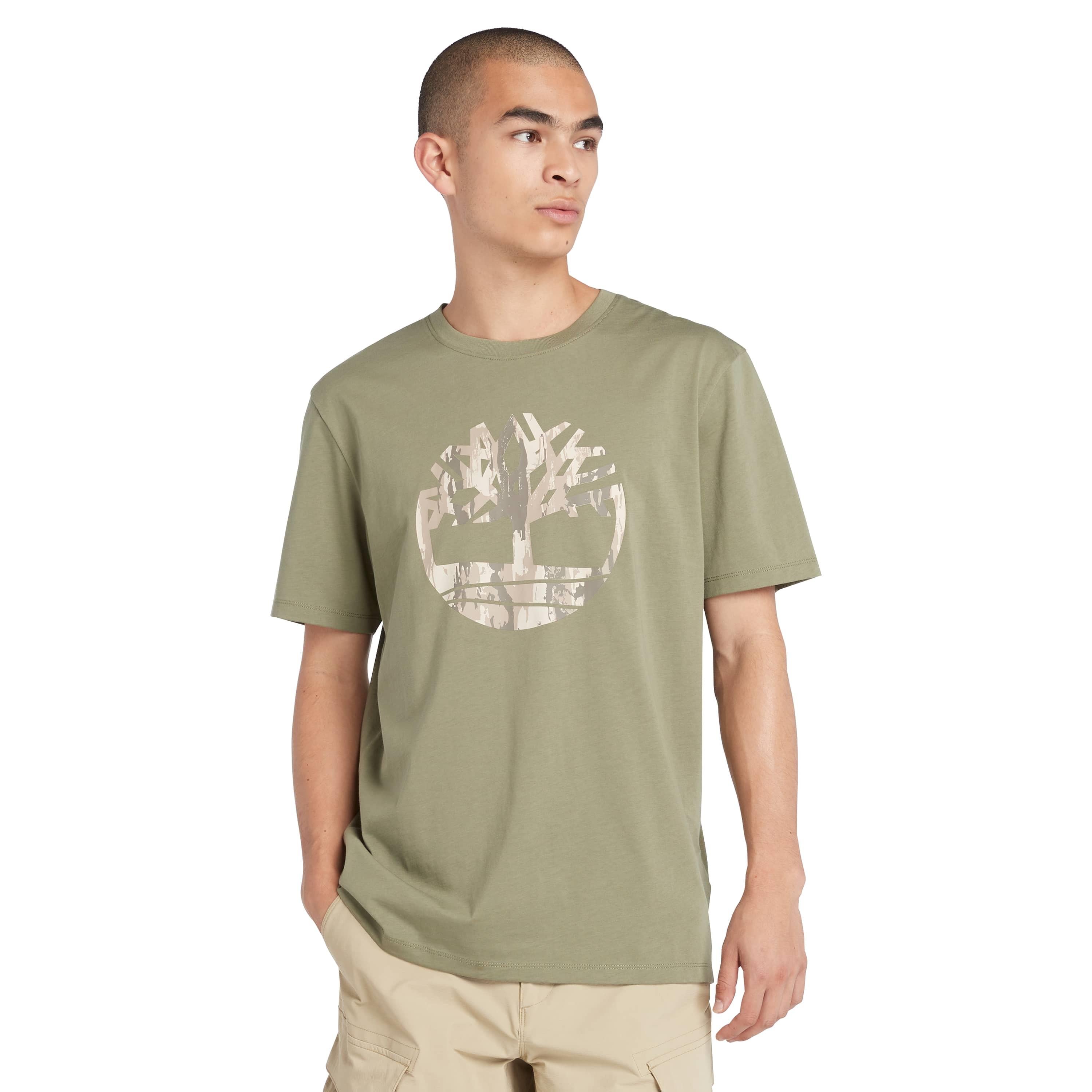 TIMBERLAND Camo Tree Logo Short Sleeve Tee TB0A5UP35901